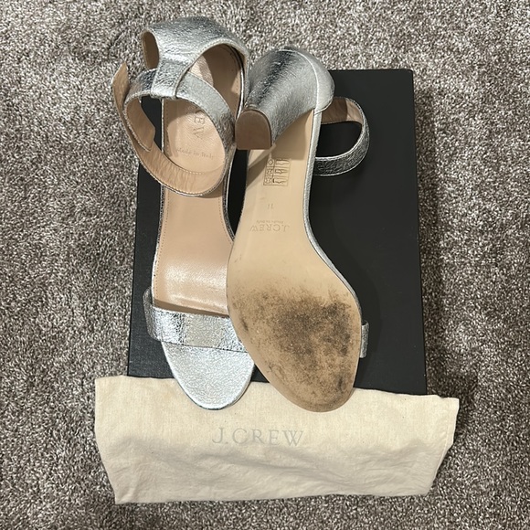 JCREW Silver shoes - Size 11 - Picture 2 of 5